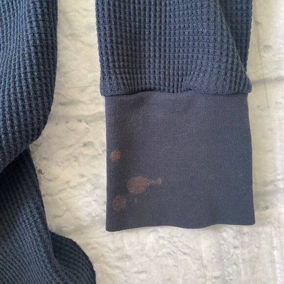 Premier International men XL cotton blend crewneck longsleeve thermal shirt bund - Picture 7 of 11